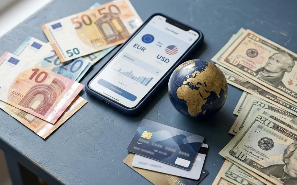 International currencies and a mobile payment interface