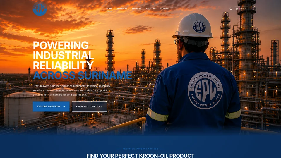 Energy Power Works website preview